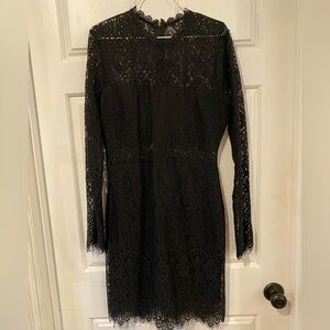 Lulus Remarkable Black Lace Sheath Dress Size Large Romantic and Sexy